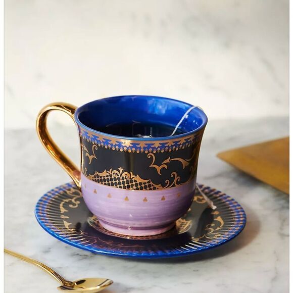 Anthropologie Other - ❤️Elegant Honora Espresso Cup snd Saucer | The Perfect Gift